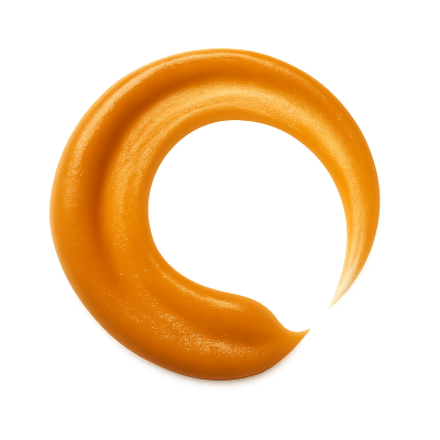 circulo de salsa mayonesa